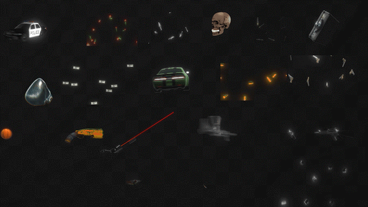 3D Overylays Objects Pack